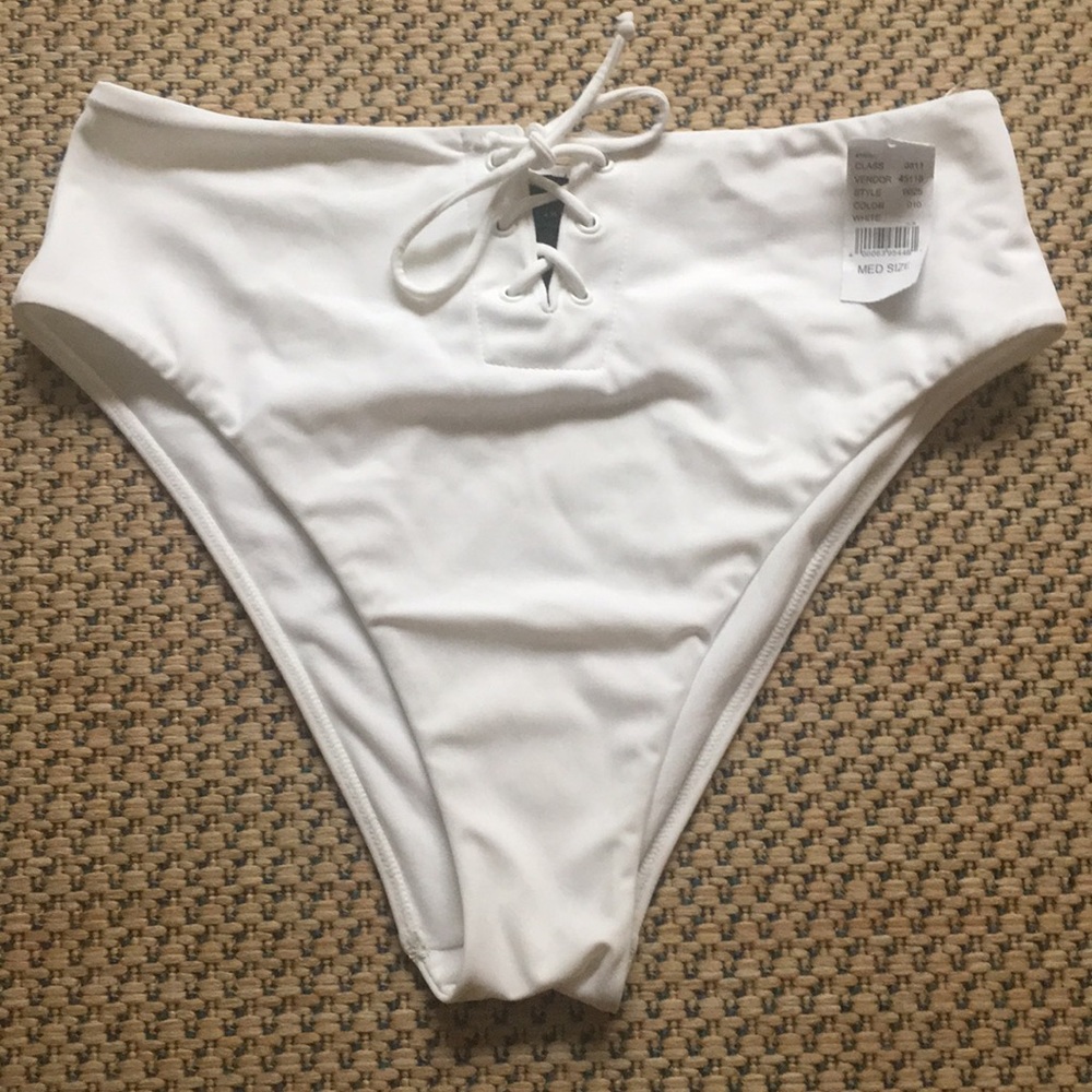 La Hearts High Waisted Bikini Bottoms